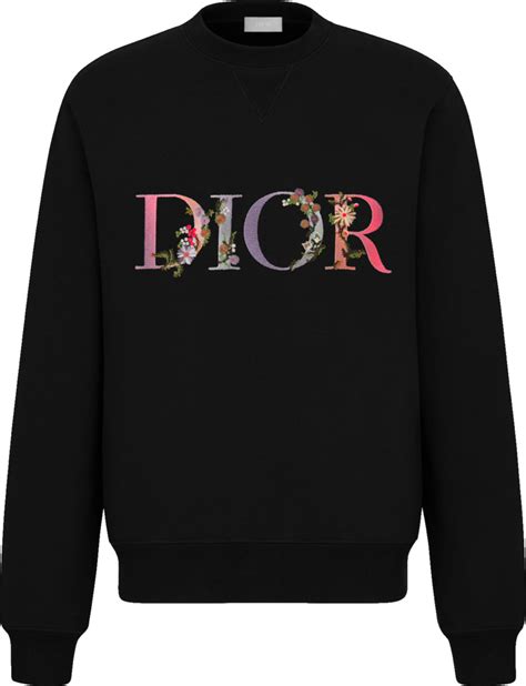 dior flower sweatshirt|Dior sweatshirt vintage.